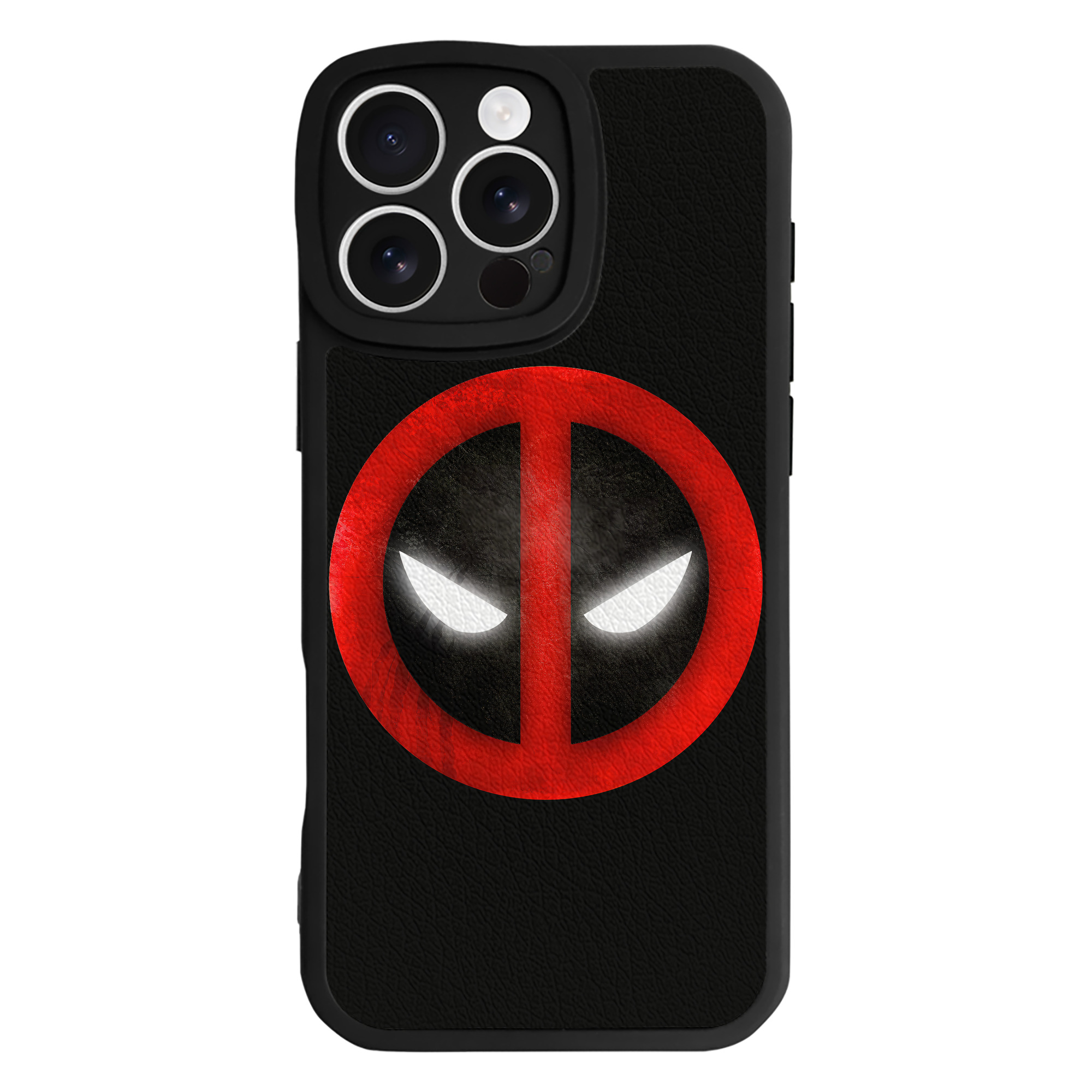 （画像用） Deadpool デッドプール 【iPhone 16シリーズ対応】シリコンスマホケース（レザー調） 材質：シリコン